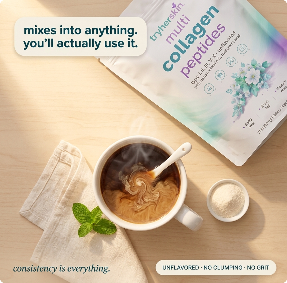 6. IT MIXES INTO ANYTHING, AND YOU'LL ACTUALLY USE IT DAILY